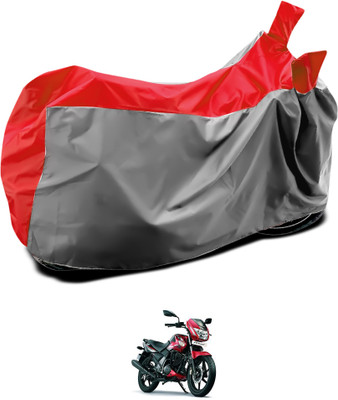GOSHIV-car and bike accessories Waterproof Two Wheeler Cover for TVS(Flame DS 125, Grey, Blue)