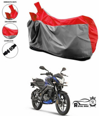 ROYALRIDE Two Wheeler Cover for Bajaj(Pulsar 125, Grey, Red)