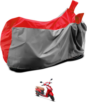 GOSHIV-car and bike accessories Waterproof Two Wheeler Cover for Ampere(Magnus, Grey, Blue)