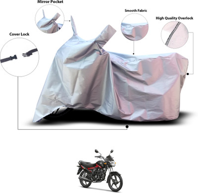 GOSHIV-car and bike accessories Waterproof Two Wheeler Cover for Suzuki(Hayate, Silver)