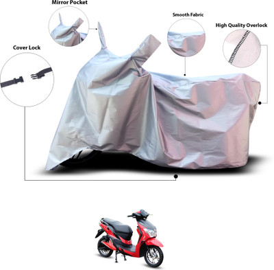 GOSHIV-car and bike accessories Waterproof Two Wheeler Cover for Hero(Silver)