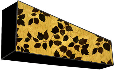 AAVYA UNIQUE FASHION Air Conditioner  Cover(Width: 106.68 cm, Yellow and black)