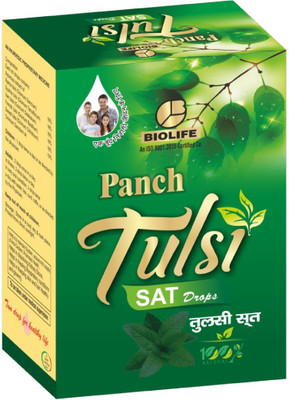 BIOLIFE TULSI SAT (Herbal Immunity Enhancer) pack of 2(Pack of 2, 40 ml)