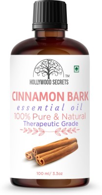 Hollywood Secrets Pure Cinnamon Bark Essential Oil Therapeutic Grade(100 ml)