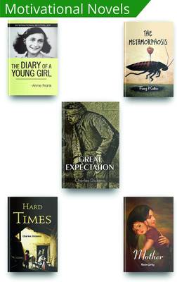 Best Motivational Books In English, Set Of 5, Metamorphosis Franz Kafka, The Diary Of Young Girl Anne Frank, Great Expectations By Charles Dickens, Hard Times By Charles Dickens And The Mother Book  - Best Motivational Books In English, Set Of 5 with 1 Disc