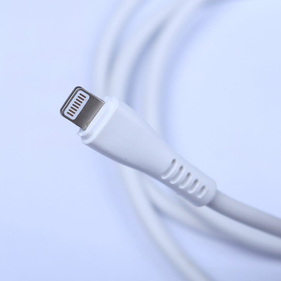 Apple MQUE2ZM/A 100 cm Lightning Cable (White) | Black wizard USB to Lightning cable 3 A 1 m Lightning Cable(Compatible with Mobiles, Tablets and All USB Charging Devices, White, One Cable)