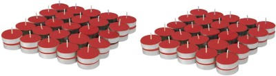 Jyots Red Tealight pure paraffin candle approx 3 hr burn time 100 pc Daily Use, MultiPurpose, Birthday, Festive, HomeDecor Candle (Red, Pack of 100) Candle(Red, Pack of 100)