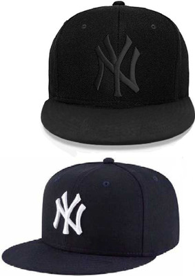 Pramukhraj Enterprise Solid Snapback Cap Cap(Pack of 2)