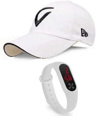 Pramukhraj Enterprise Solid Sports/Regular Cap Cap(Pack of 2)