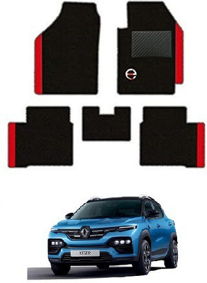 elegant Polypropylene Standard Mat For  Renault Kiger(Black, Red)