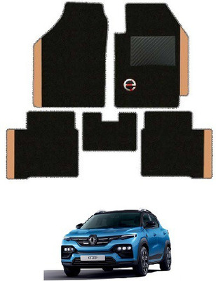 elegant Polypropylene Standard Mat For  Renault Kiger(Black, Beige)