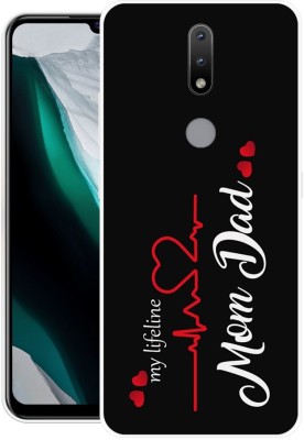 NEVYZAP Back Cover for Nokia 5.1 Plus(Multicolor, Grip Case, Silicon, Pack of: 1)