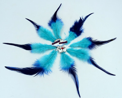 CLOUDED HOBBIES Pack of 50 Decorative Feathers(5 INCH Synthetic Material)