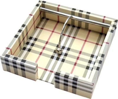 Tranquil Square 1 Compartments wood napkin holder(Brown)