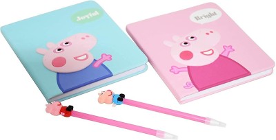 PIXPOX Peppa Pig Regular Diary Single 80 Pages(Blue)