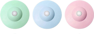 HEXONIQ Bathroom Sink, Kitchen Sink Plastic Pop-Up Strainer(0.7 cm Set of 3)