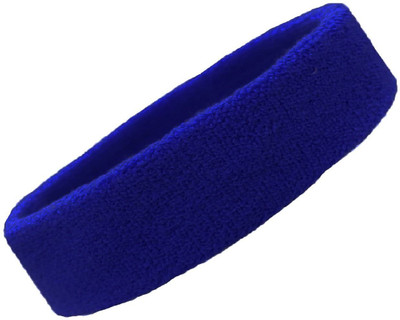 Adhvik Non-Slip Blue Men's and Women's Running/fitness/yoga/workout/gym Towel Head Fitness Band(Pack of 1)
