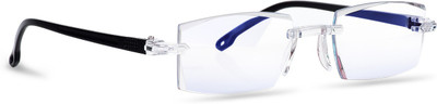LANDSLIDE Rimless (+1.50) Rectangle Reading Glasses(45 mm)