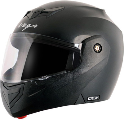 VEGA CRUX BLACK 600MM/XL FLIP-UP Motorsports Helmet(Black) VEGA CRUX BLACK 600MM/XL FLIP-UP Motorsports Helmet(Black)