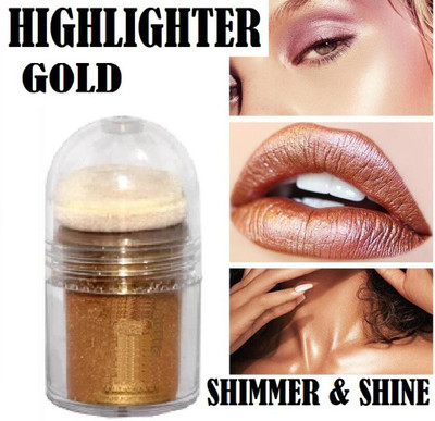 Herrlich Metallic Glitter Makeup Highlighter For Instant Bright Look Highlighter(SILVER)