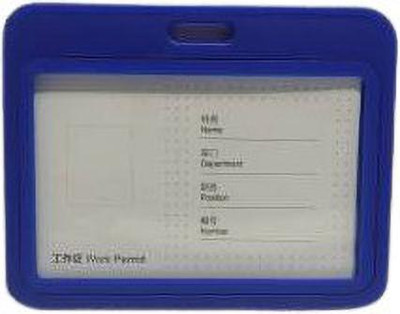Dey 's stationery store Plastic ID Badge Holder(Pack of 5)