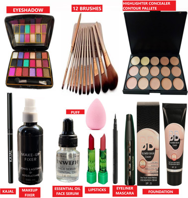 INWISH makeup kit combo pack box set of 23 daily use makeup products
