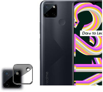 DAFFIN Back Camera Lens Glass Protector for REALME C21Y LENS(Pack of: 1)