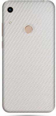 OggyBaba honor huawei 8a prime Mobile Skin(Milky White Carbon Fibre Skin Matte Finish)
