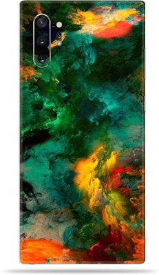 BUGGU Samsung Galaxy Note 10 Plus Mobile Skin(Ultra Super Multicolor Clouds Skin With High Matte Finish., Mobile Skin (Back+Side+Camera))