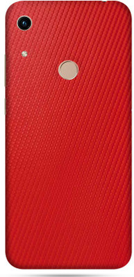OggyBaba honor huawei 8a prime Mobile Skin(Charming Red Carbon Fibre Skin Matte Finish)