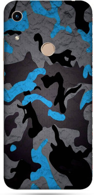 OggyBaba honor huawei 8a prime Mobile Skin(Military Blue Camouflage Skin Matte Finish)