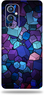 OggyBaba oneplus 9 Mobile Skin(Cubes Vector Skin Matte Finish)