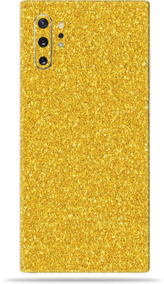 Jeeva Creation Samsung Galaxy 10 plus, samsung galaxy 10 plus Mobile Skin(Ultra Super Golden Glitter Skin With High Matte Finish.)