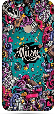 OggyBaba honor huawei 8a prime Mobile Skin(Music Skin Matte Finish)