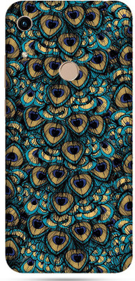 OggyBaba honor huawei 8a prime Mobile Skin(Peacock Feather Skin Matte Finish)