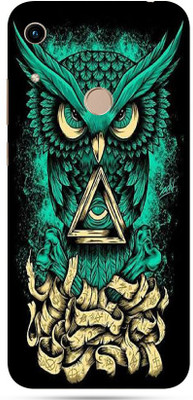 OggyBaba honor huawei 8a prime Mobile Skin(Angry Owl Skin Matte Finish)