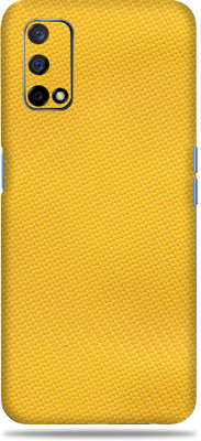 Jeeva Creation Realme Narzo 30 Pro, real me narzo 30 pro Mobile Skin(Ultra Super Yellow Carbon Fiber Skin With High Matte Finish)