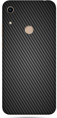 OggyBaba honor huawei 8a prime Mobile Skin(Charcoal Black Carbon Fibre Skin Matte Finish)