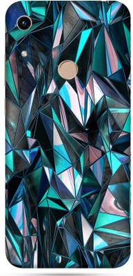 OggyBaba honor huawei 8a prime Mobile Skin(Royal Blue Polygon Skin Matte Finish)