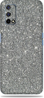 BugguSkin Realme Narzo 30 Pro, realme narzo 30 pro 5G Mobile Skin(Ultra Super Grey Glitter Skin With High Matte Finish., Mobile Skin (Back+Side+Camera))