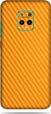 AsSkin Redmi 10 X Pro, redmi 10 x pro, mi 10 x pro Mobile Skin(Ultra Super Carbon Fiber Golden With High Matte Finish.)