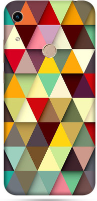OggyBaba honor huawei 8a prime Mobile Skin(Colorful Triangle Skin Matte Finish)