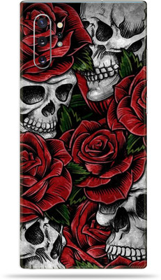 Jeeva Creation Samsung Galaxy Note 10 Plus, samsung galaxy note 10 plus Mobile Skin(Ultra Super Rosses And Skulls Skin With High Matte Finish.)