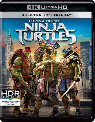 Teenage Mutant Ninja Turtles (2015) (4K UHD + Blu-ray) (2-Disc Set) (Region Free) (Fully Packaged Import)(4K(UHD) Blu-ray English)