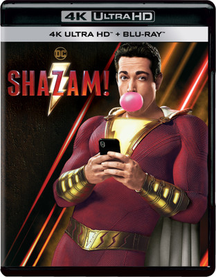 Shazam (2019) (4K UHD + Blu-ray) (2-Disc Set) (Region Free) (Fully Packaged Import)(4K(UHD) Blu-ray English)