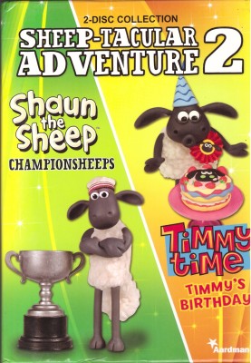 Sheep-Tacular Adventure 2-Disc Collection - Shaun The Sheep Championsheeps + Timmytime: Timmy's Birthday! (2-Disc Box Set) (Slipcase + Fully Packaged Import)(DVD English)