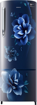 SAMSUNG 255 L Direct Cool Single Door 3 Star Refrigerator (Camellia Blue, RR26A375YCU/HL)