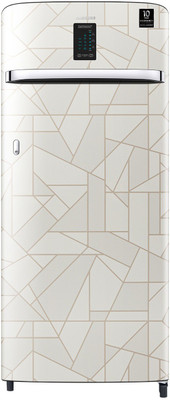 SAMSUNG 220 L Direct Cool Single Door 4 Star Refrigerator  (Marble White, RR23A2J3XWX/HL)