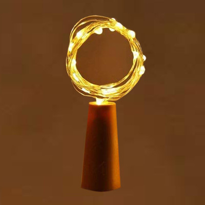 carryitout 20 LEDs 1.98 m Yellow Steady Bulb Rice Lights(Pack of 1)