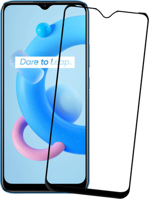 Karpine Edge To Edge Tempered Glass for Realme C11 2021(Pack of 1)